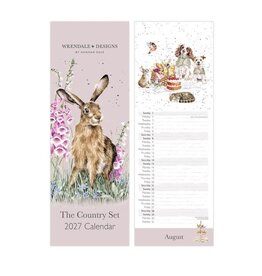 Wrendale Designs 'The Country Set'  Slim Calendar - 2027