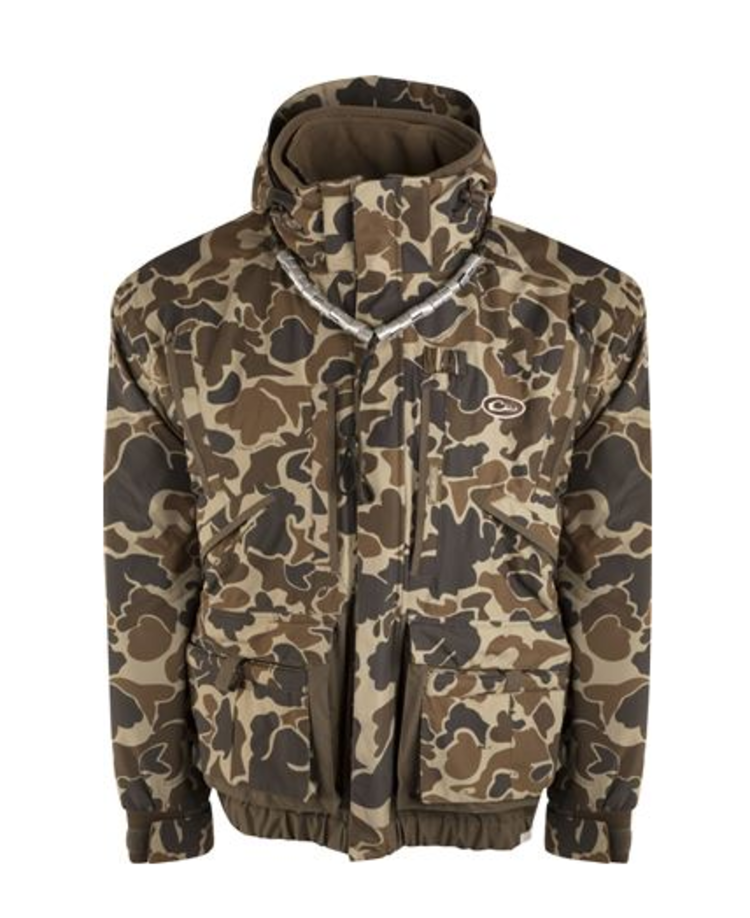 Old School Camo LST 3 in 1 Wader Coat - Delta Outdoors