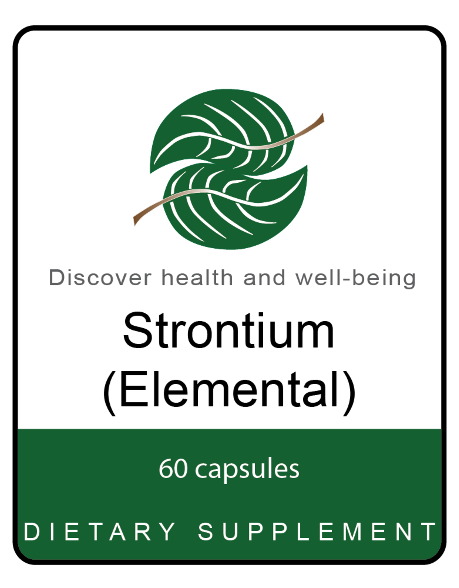 Dr. Joan Sy Medical Dr. Sy's Strontium (Elemental) 60 Capsules