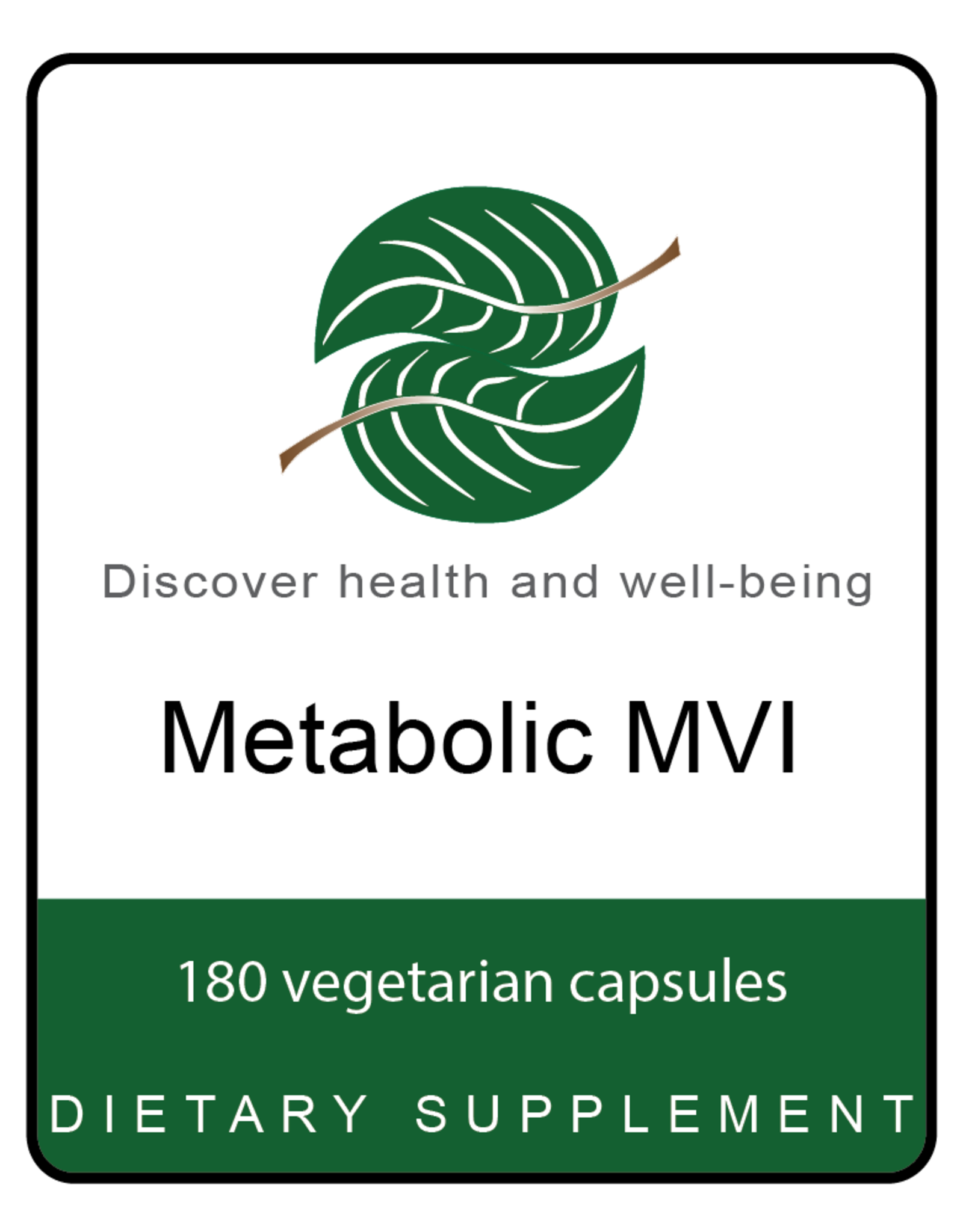 Dr. Joan Sy Medical Dr. Sy's Metabolic MVI (180 capsules)