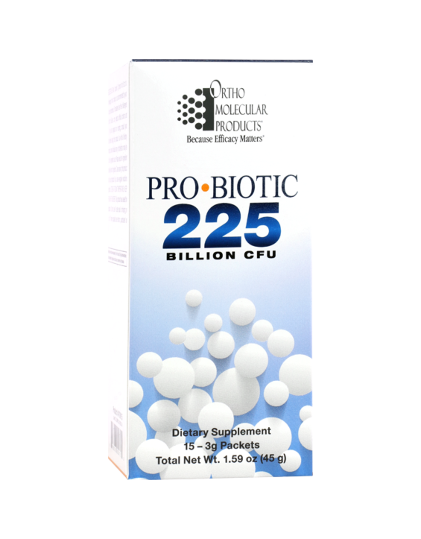 Ortho Molecular Probiotic 225 (15 - 3g packets)