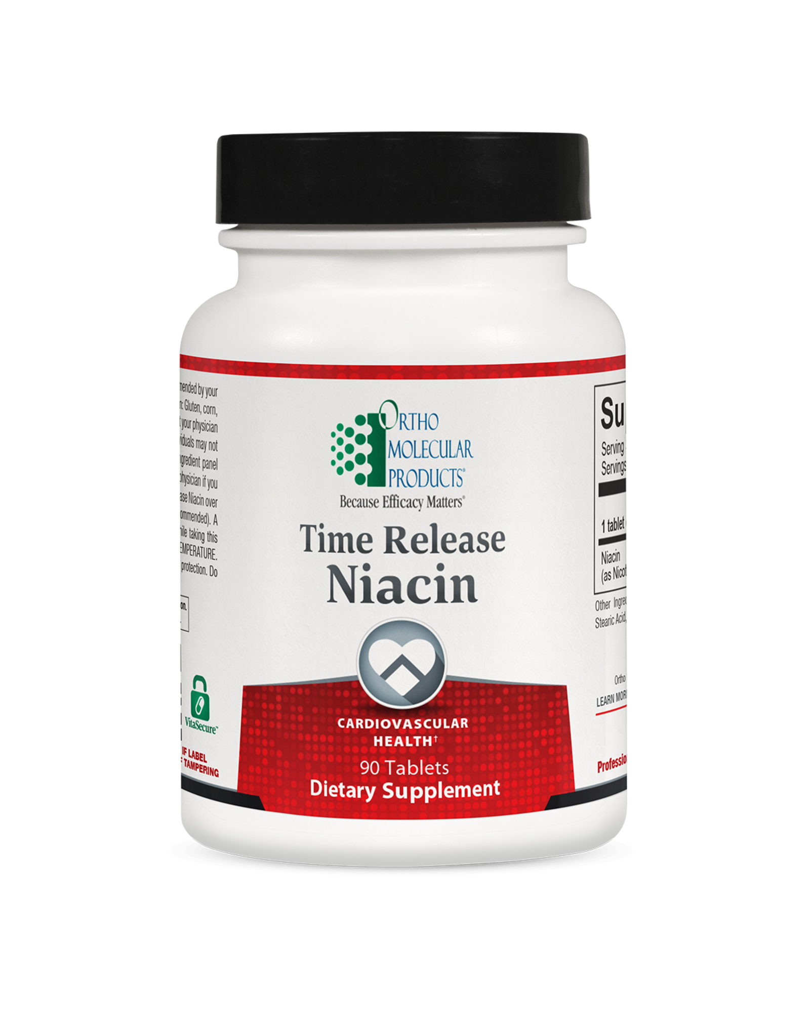 Ortho Molecular Time Release Niacin (90 Tablets)