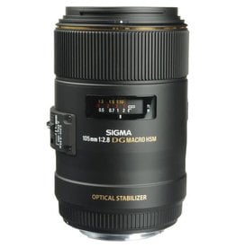 Sigma Sigma 105mm f/2.8 EX DG OS HSM Macro Lens (Specify Mount Type)