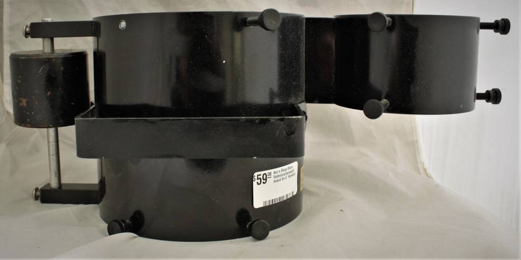 Ken's Rings 80mm finder/counterweight mount for 6" Refractor Camera