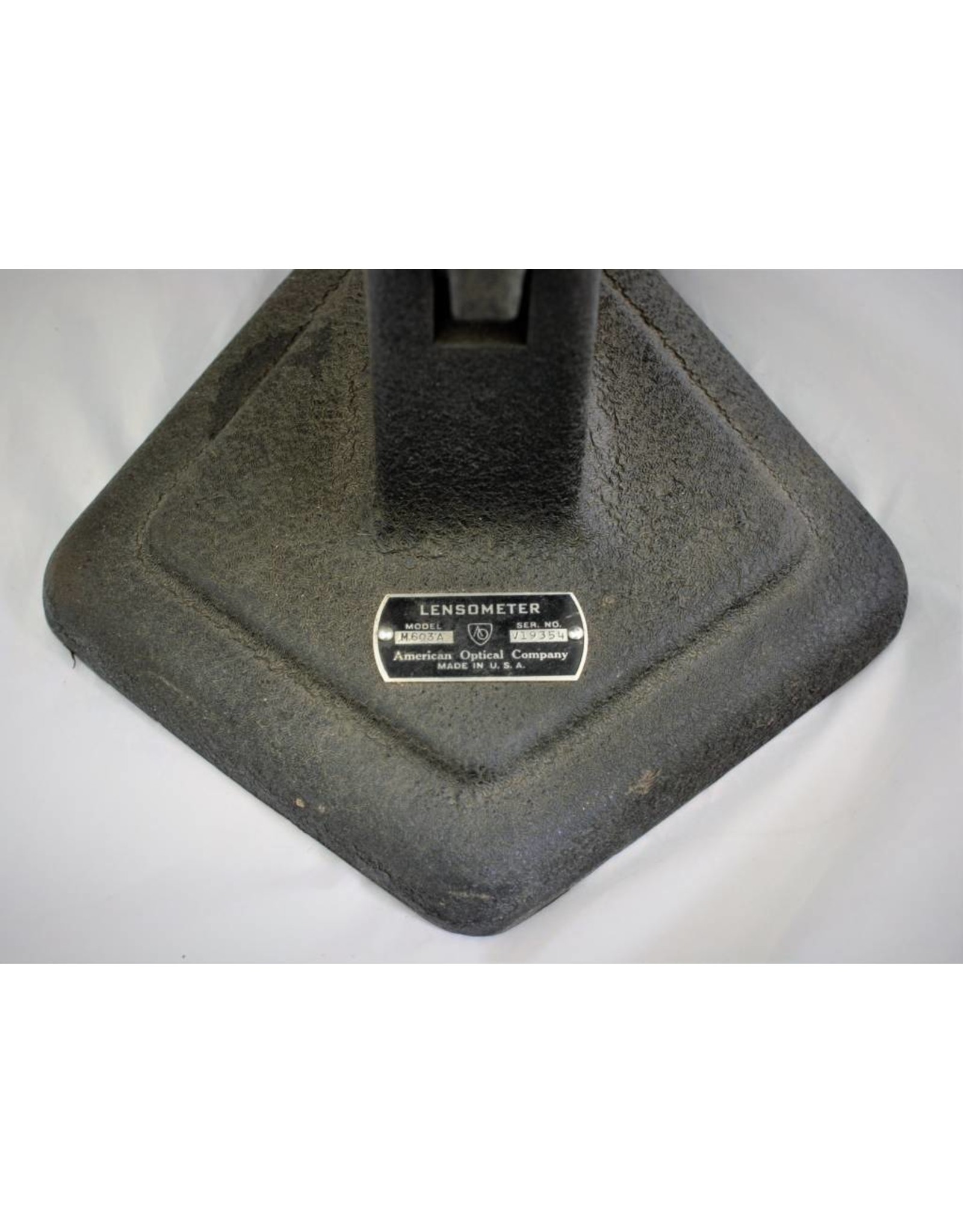 AMERICAN OPTICAL CO. MODEL M603B LENSOMETER (UNTESTED-FINAL SALE-AS IS)