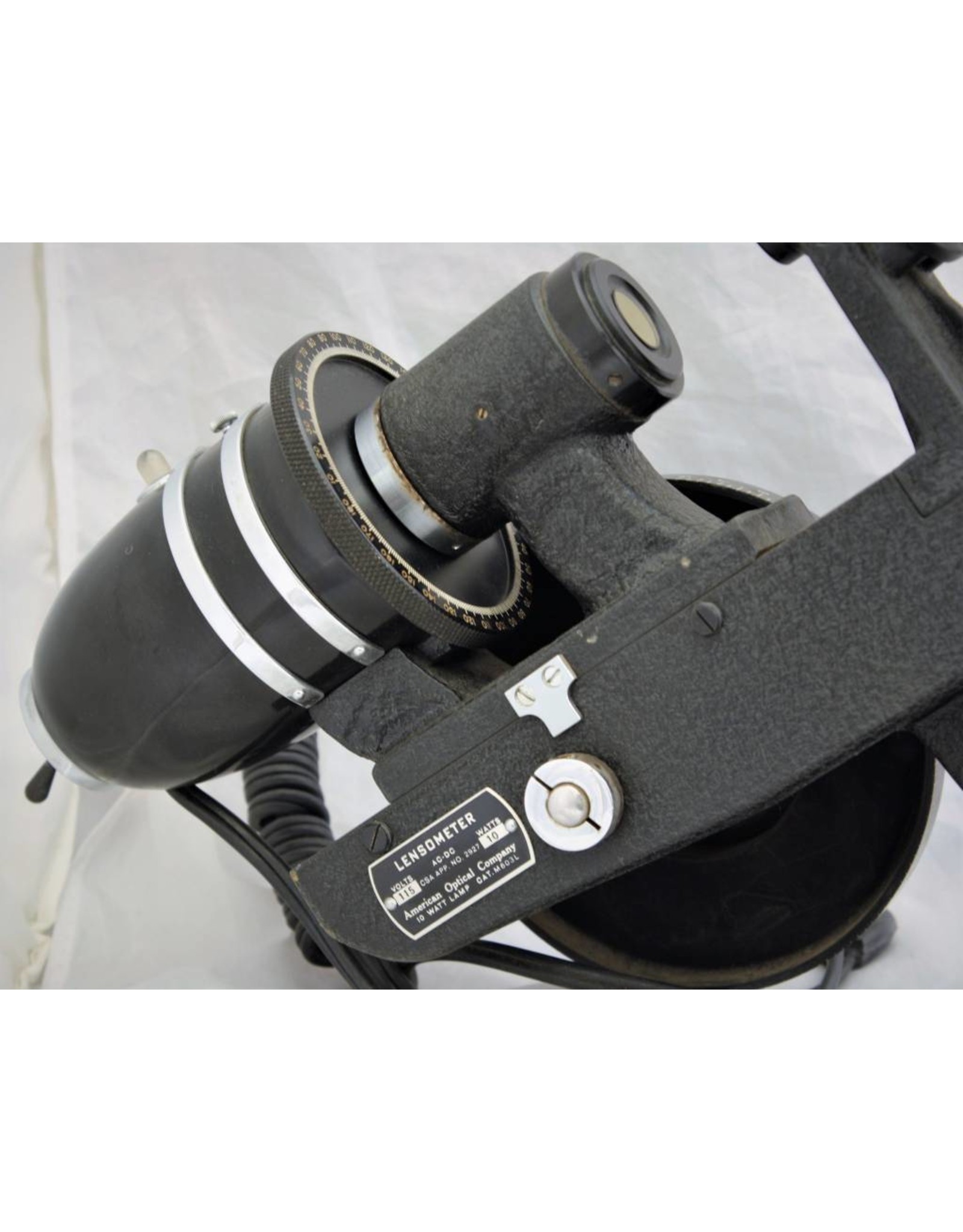 AMERICAN OPTICAL CO. MODEL M603B LENSOMETER (UNTESTED-FINAL SALE-AS IS)