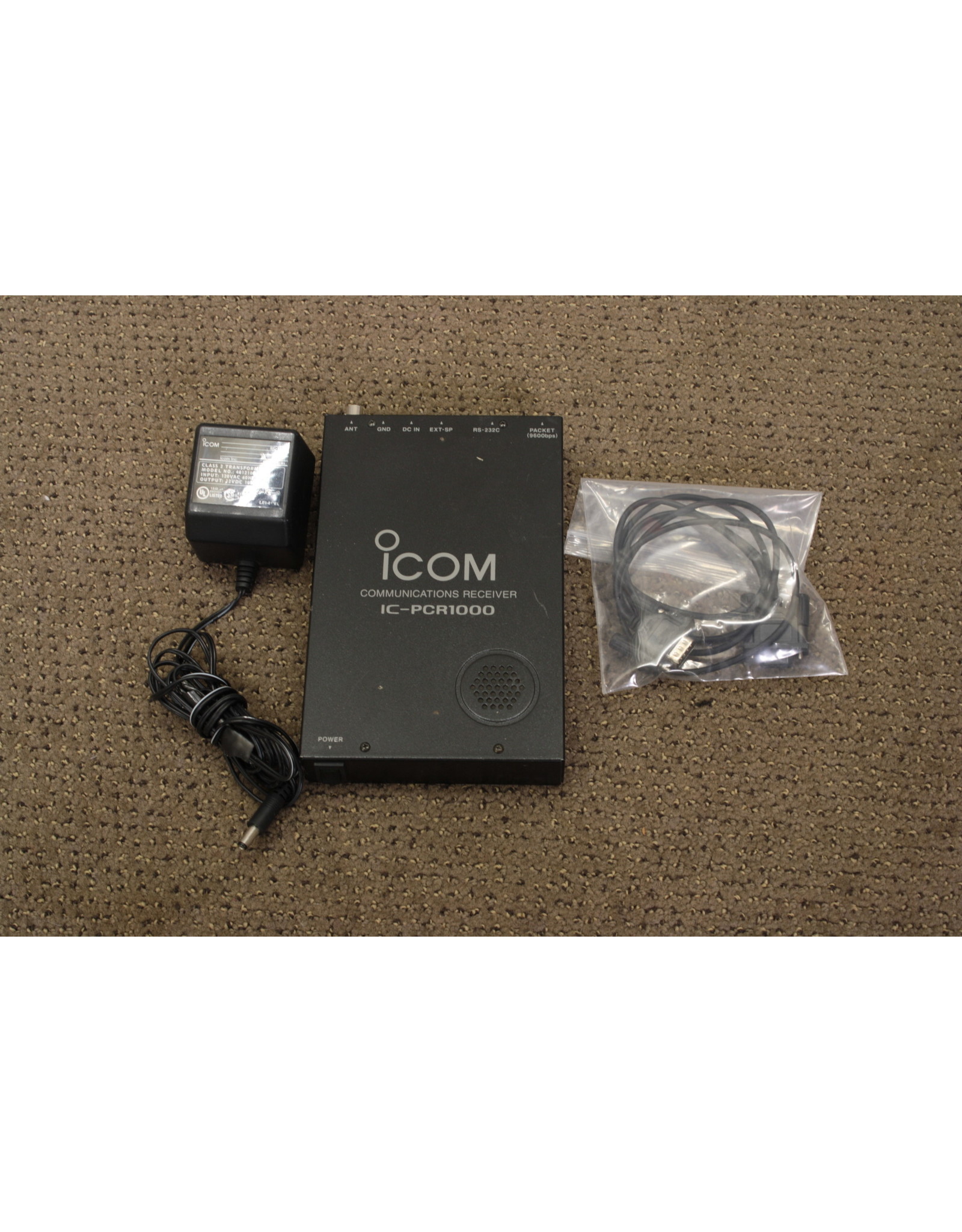Icom IC-PCR1000 PC Controlled Wideband Receiver with RS-232 Cable & Power Supply(Pre-owned)