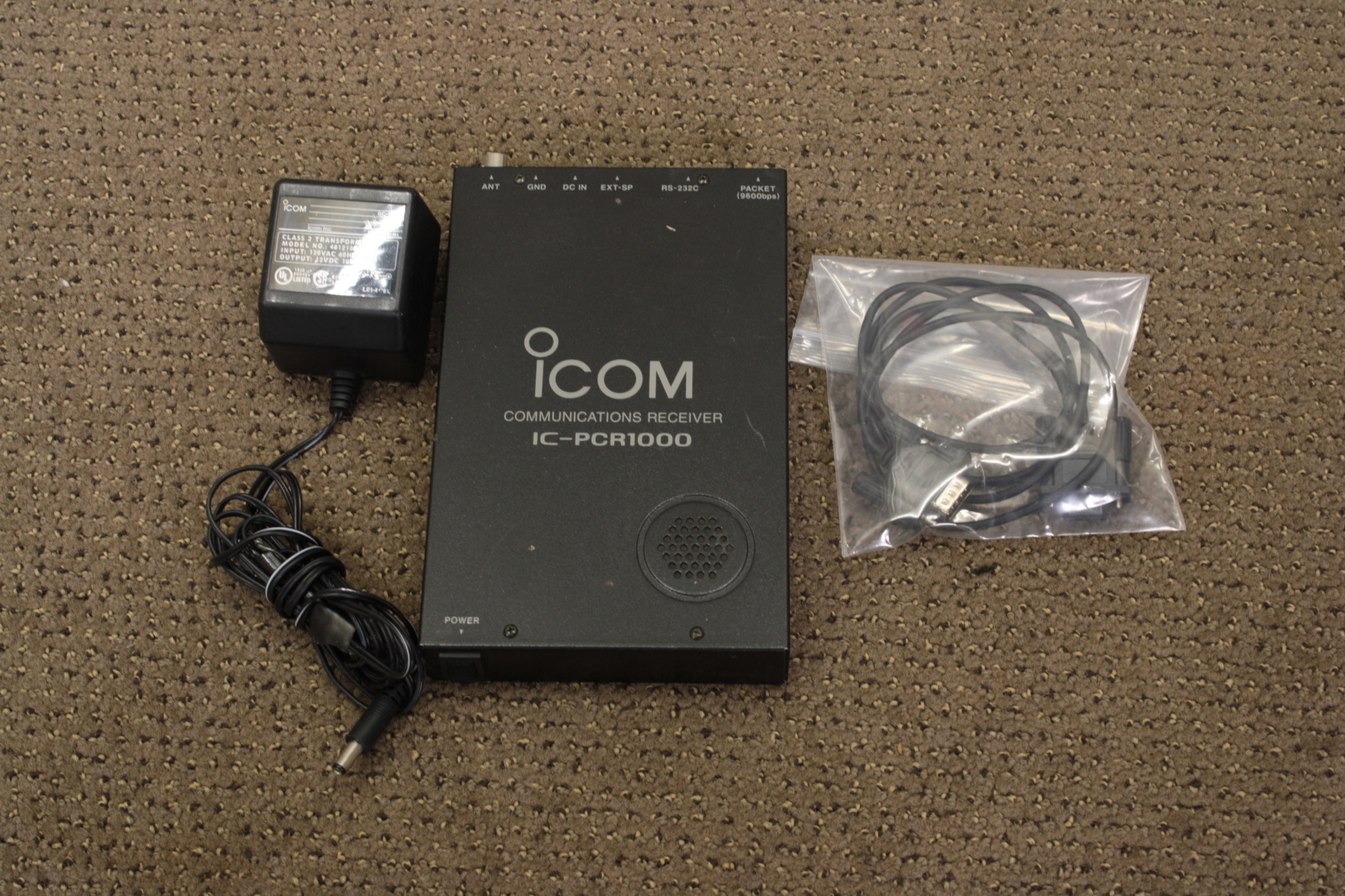 ICPCR1000 PC Controlled Wideband Receiver with RS232 Cable