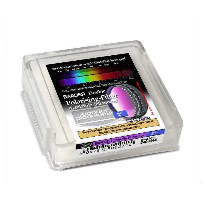 Baader 2" Double Polarizing Filter FPOL2D Camera Concepts