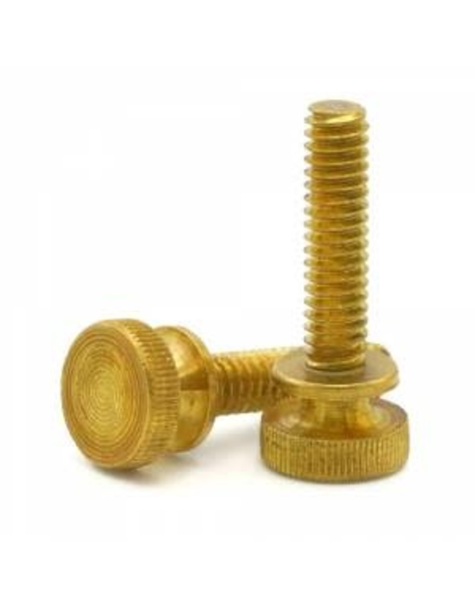 Brass Knurled Thumbscrews 8-32 x 3/4" (pack of 2)