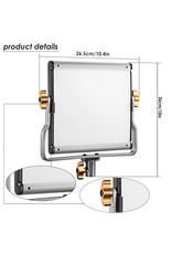 Neewer Neewer 2-Pack 480 LED Video Light with 78.7-inch Stainless Steel Light Stand Kit: Dimmable Bi-color LED Panel with U Bracket (3200-5600K,CRI 96+) for Photo Studio Portrait, YouTube Video Photography