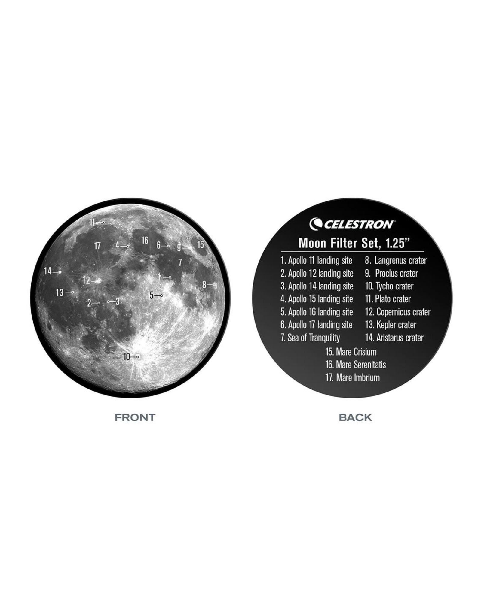 Celestron Celestron Moon Filter Set 1.25"