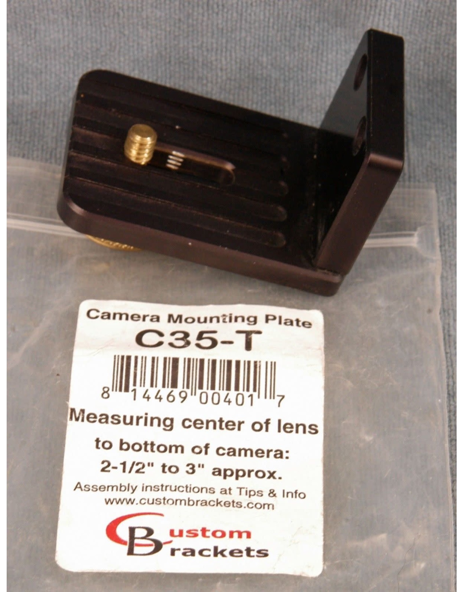 Custom Brackets C35-T Camera Mounting Plate ( Offset Camera Mount)