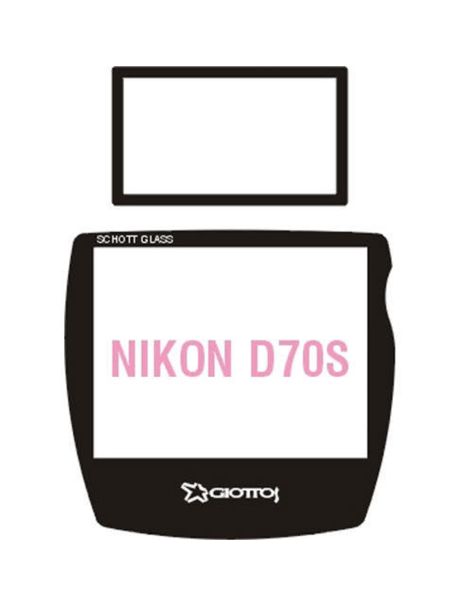 Giottos Aegis Professional M-C Schott Glass Screen Protector for Nikon D70S