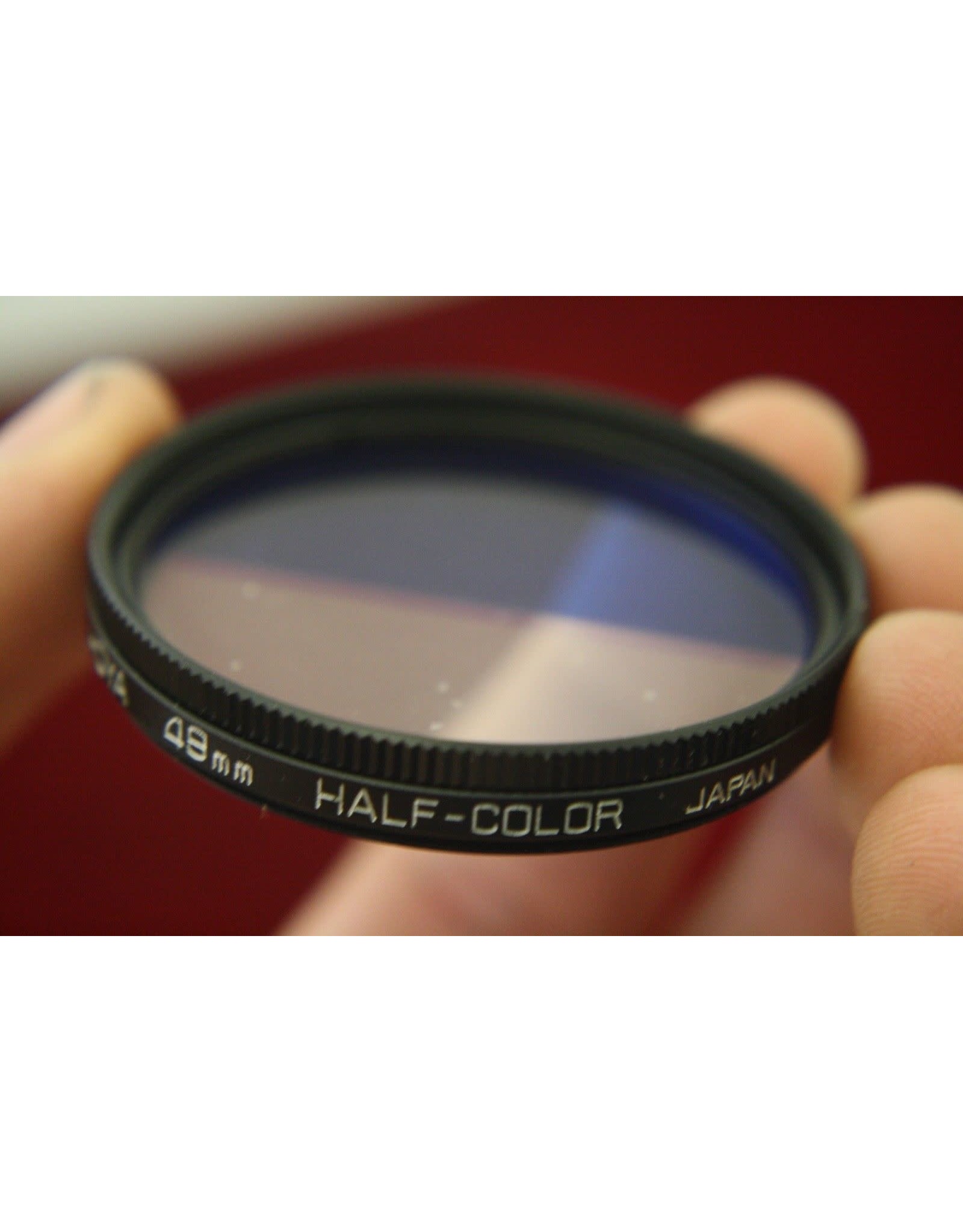 Hoya 49mm Half Color Blue Filter