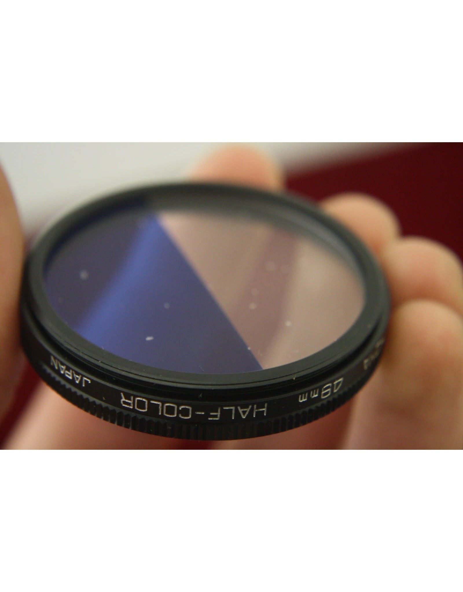 Hoya 49mm Half Color Blue Filter