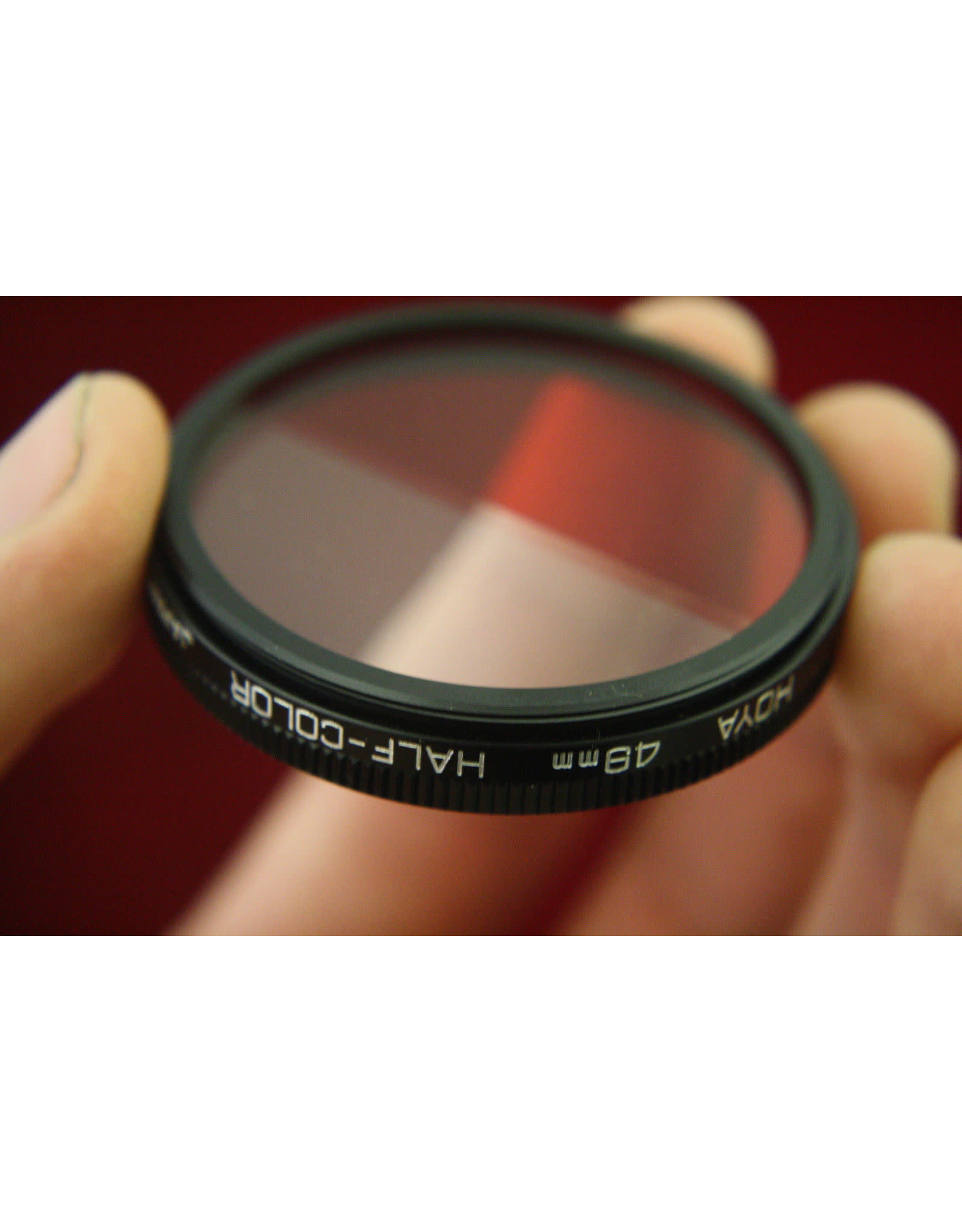 Hoya 49mm Half Color Red