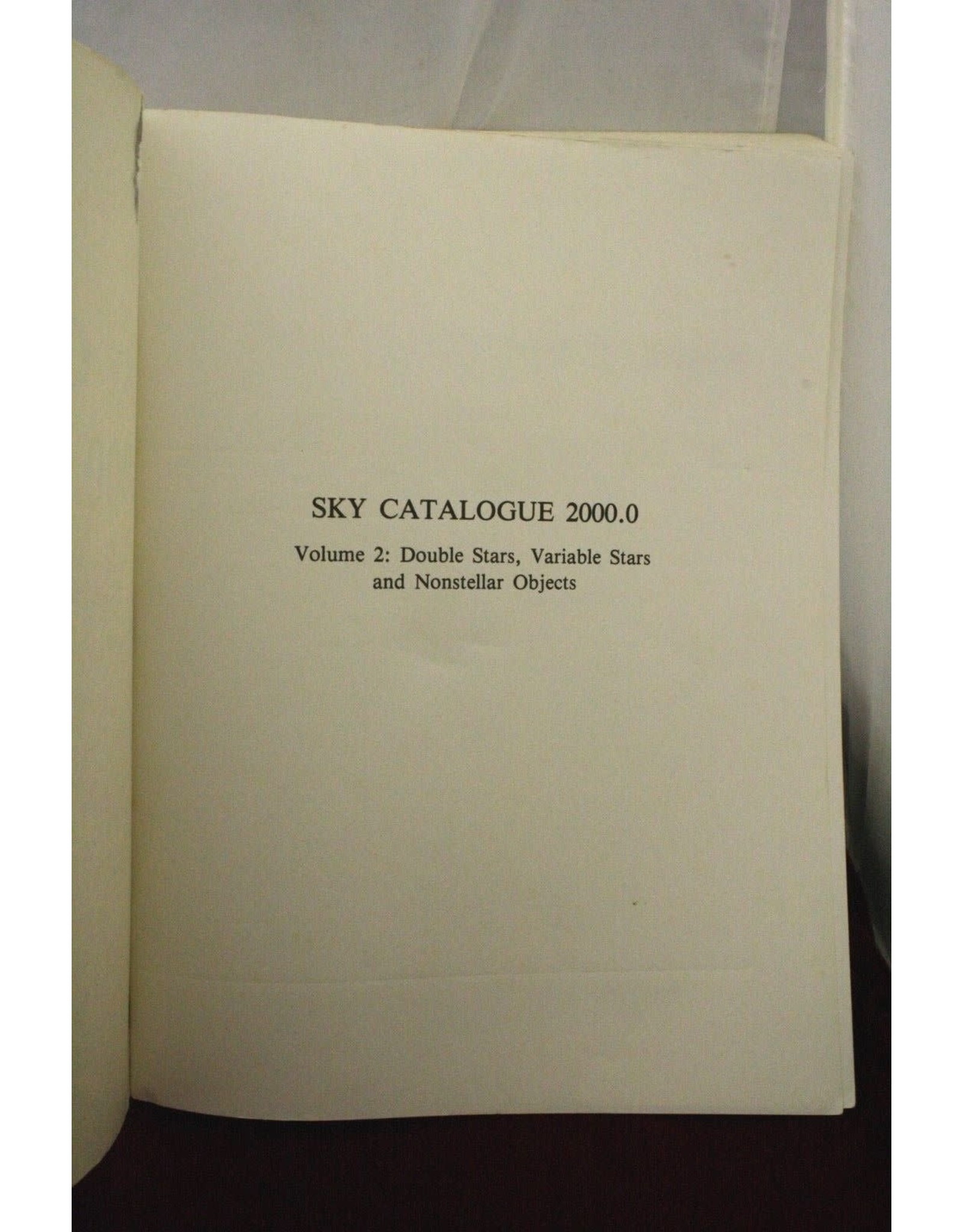 Sky Catalogue 2000 Vol 2 (Pre-owned)