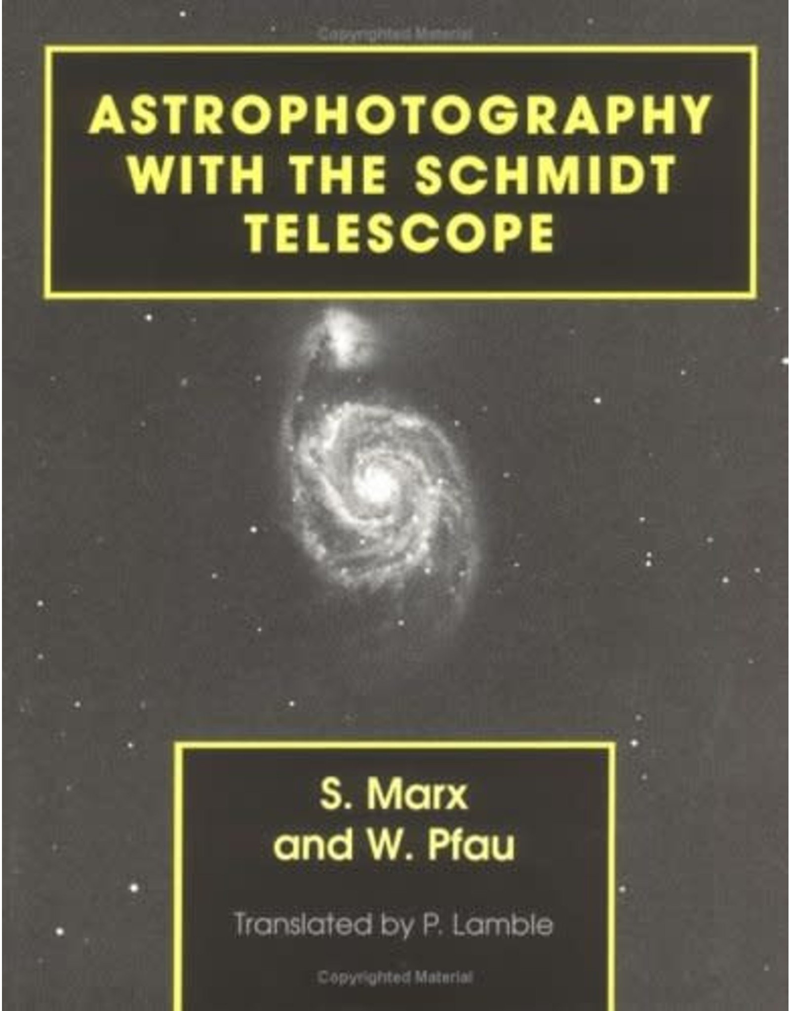 Astrophotography with the Schmidt telescope - S. Marx and W. Pfau