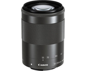 Canon EF-M 55-200mm f/4.5-6.3 IS STM Lens (Black) (Mirrorless