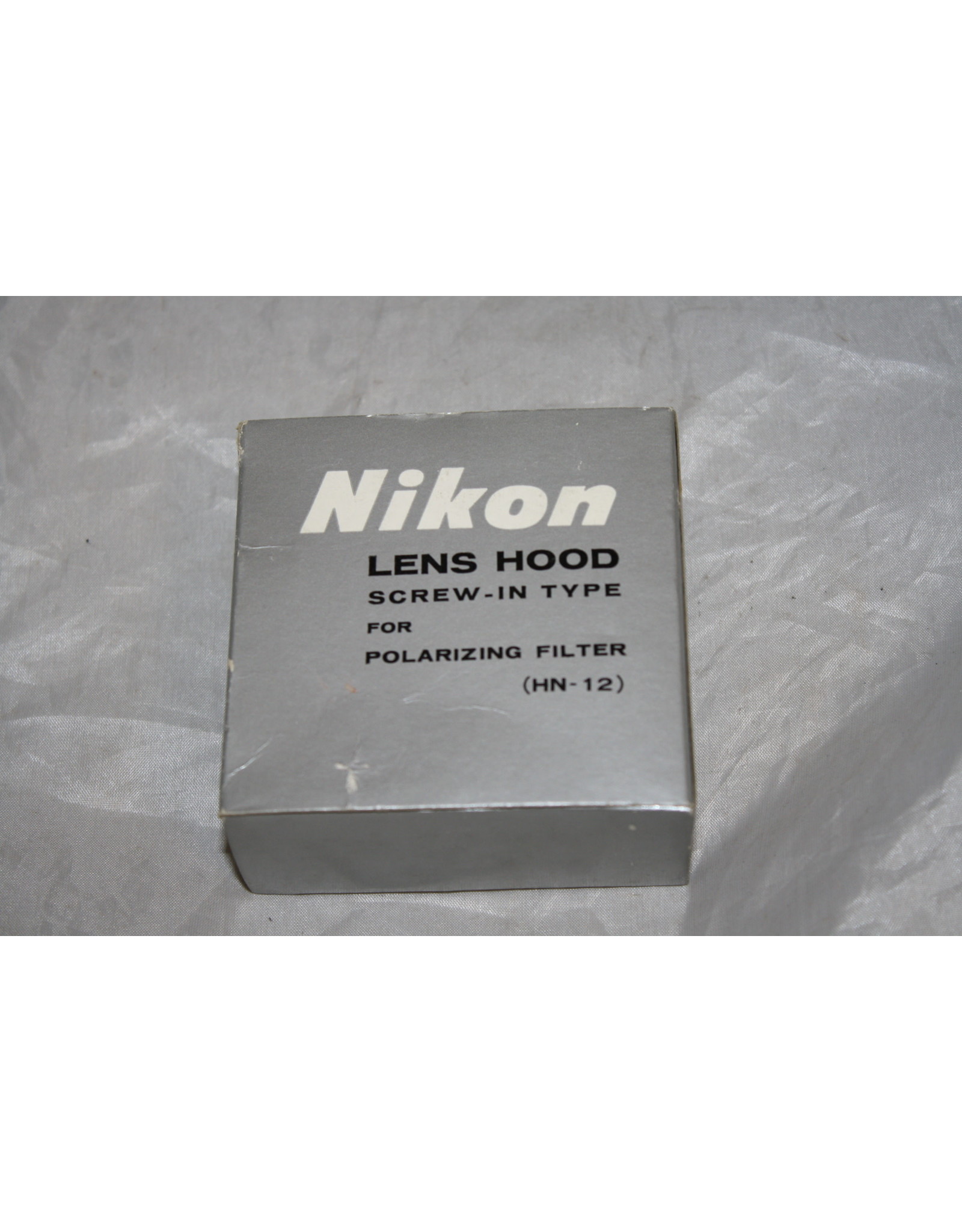 NOS Nikon Lens Hood HN-12 Screw-In Type Hood for Polarizing Filter