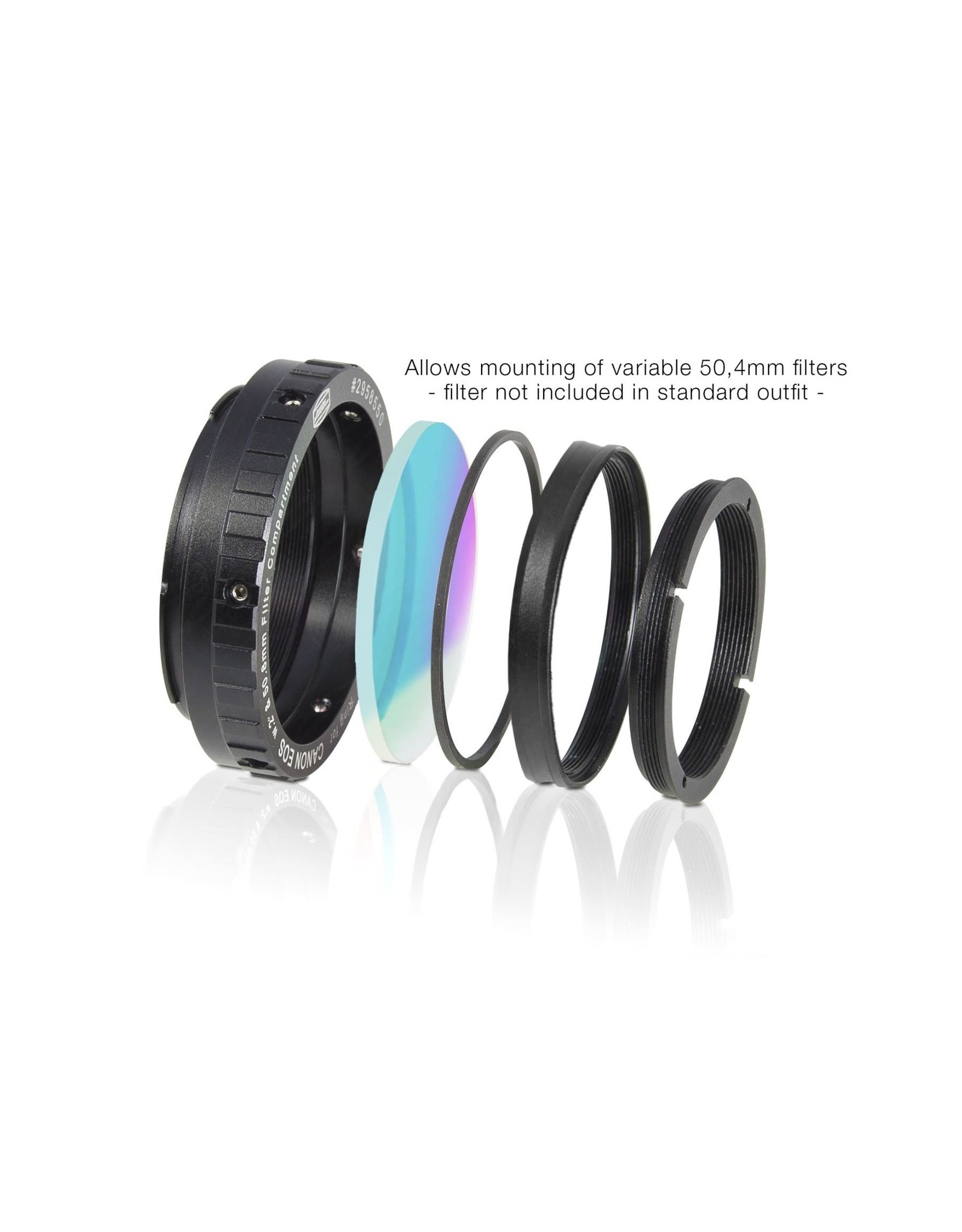 Baader Planetarium Baader zero-tolerance protective Canon DSLR T-Ring T-2/M48 and 2"