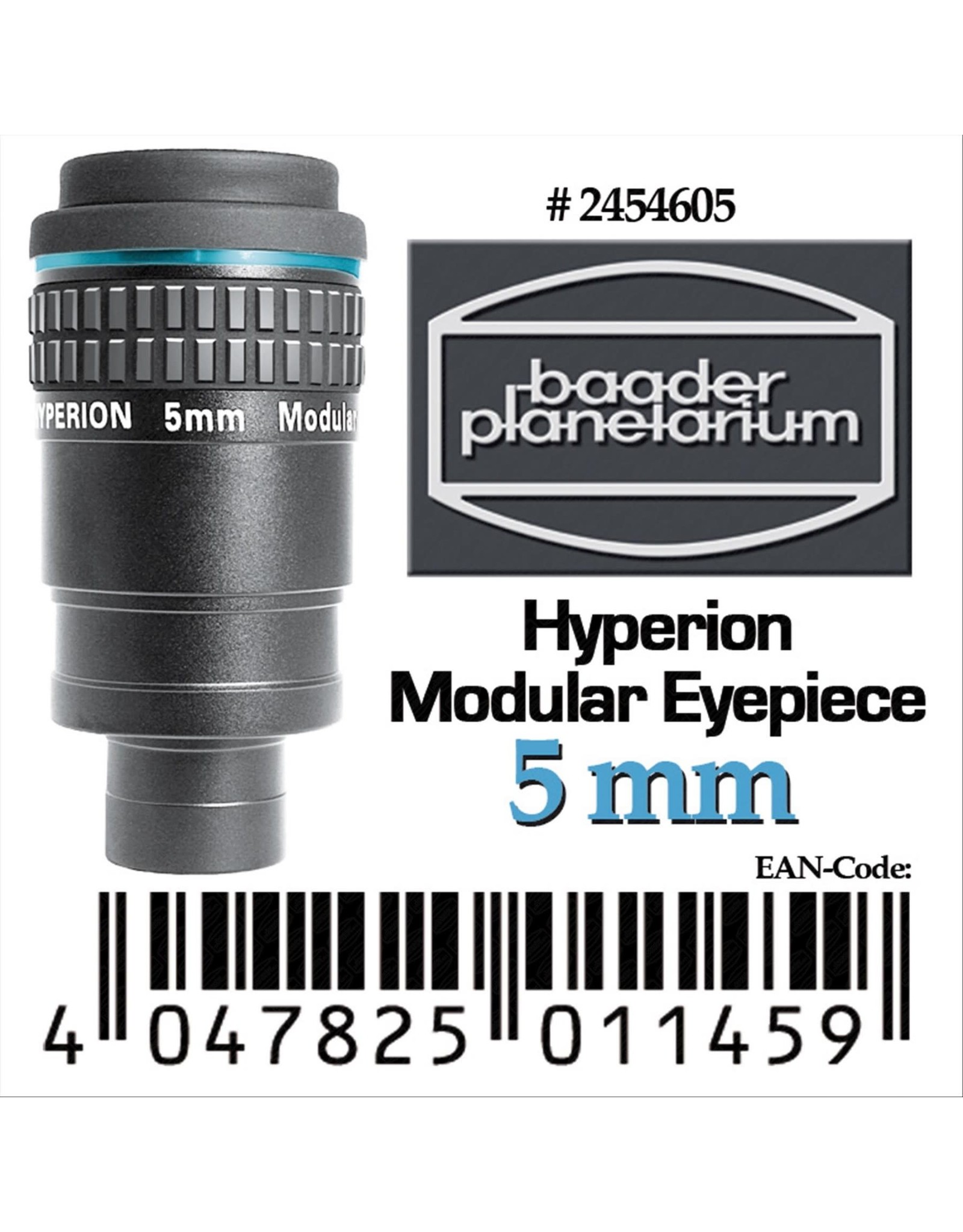 Baader Planetarium Baader Hyperion 68 Degree Modular Eyepiece 5mm