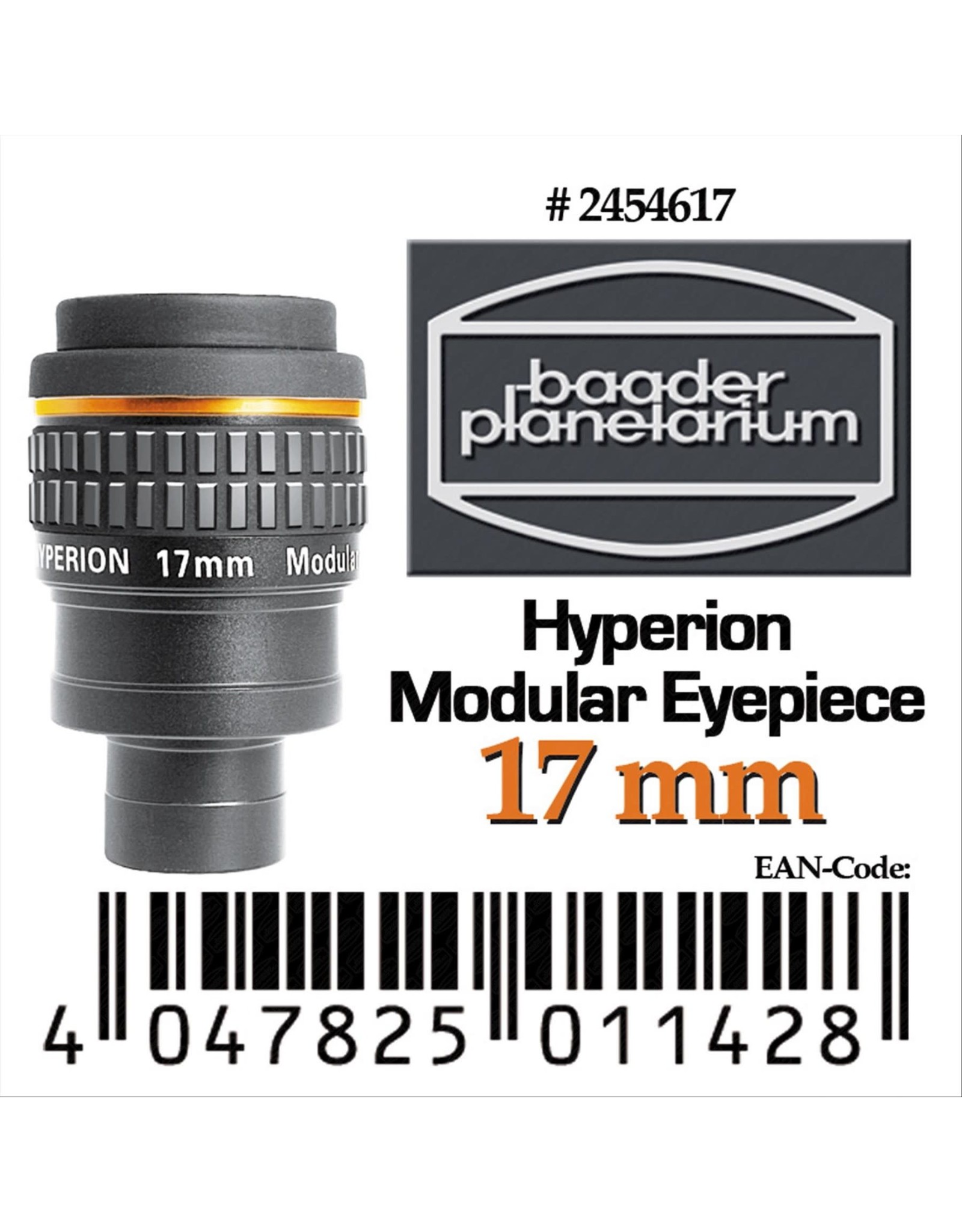 Baader Planetarium Baader Hyperion 68 Degree Modular Eyepiece 17mm
