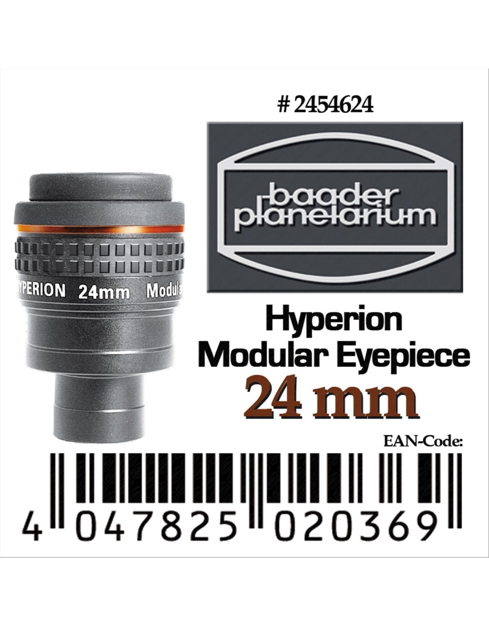 Baader Planetarium Baader Hyperion 68 Degree Modular Eyepiece 24mm