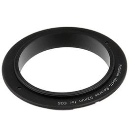 FotodioX 52mm Reverse Mount Macro Adapter Ring for Canon EF-Mount Cameras