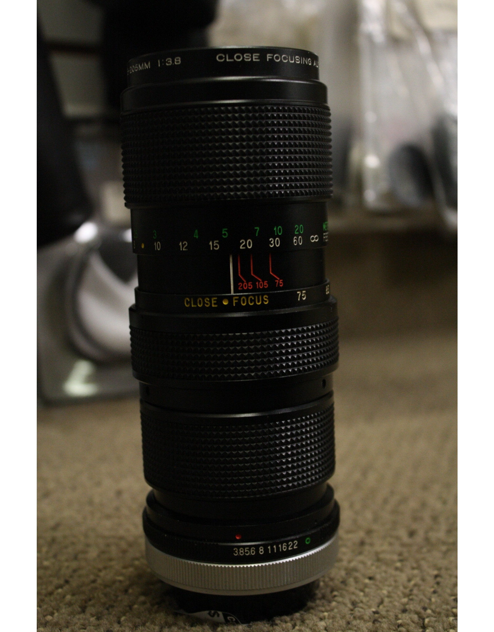 Vivitar 75-205mm 3.8 Canon FD (as is)