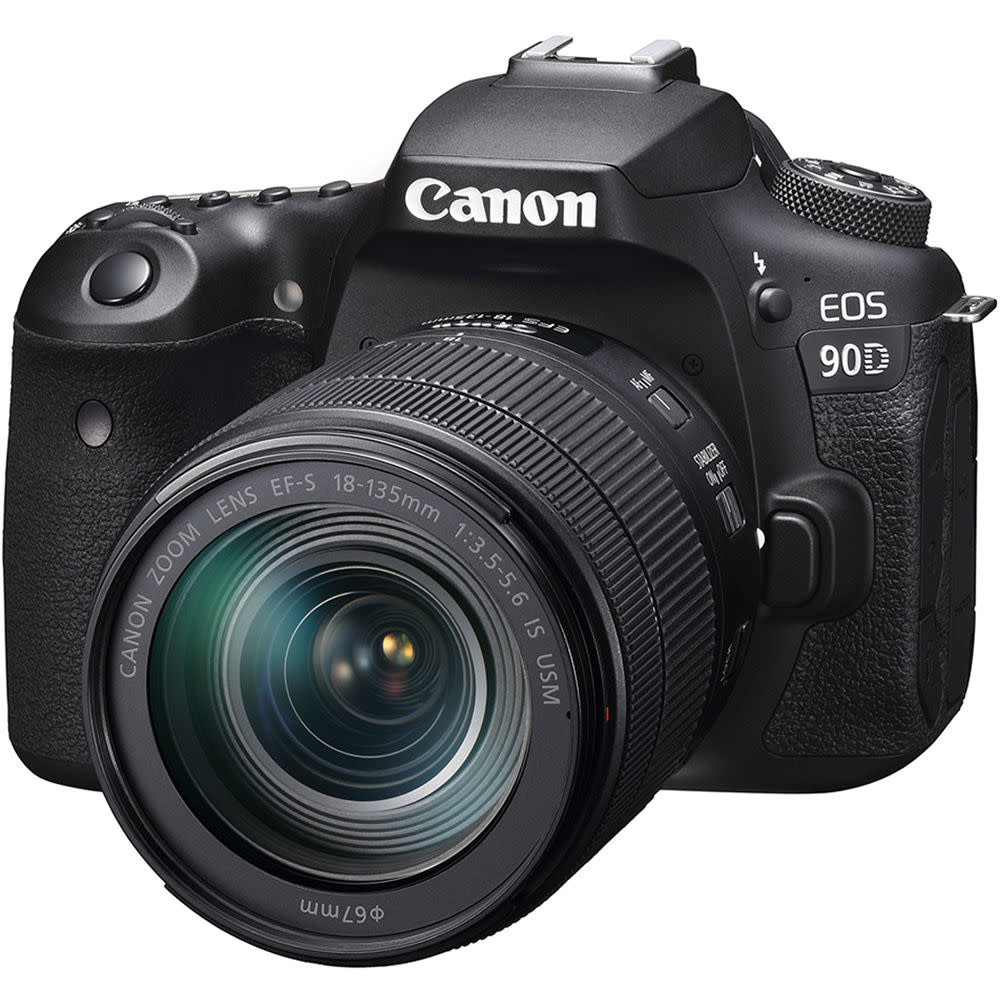 ショット数4,000回以下！元箱付き！■ほぼ新品■CANON EOS 90D Canon Canon EOS 90D DSLR Camera with 18-135mm Lens - Camera