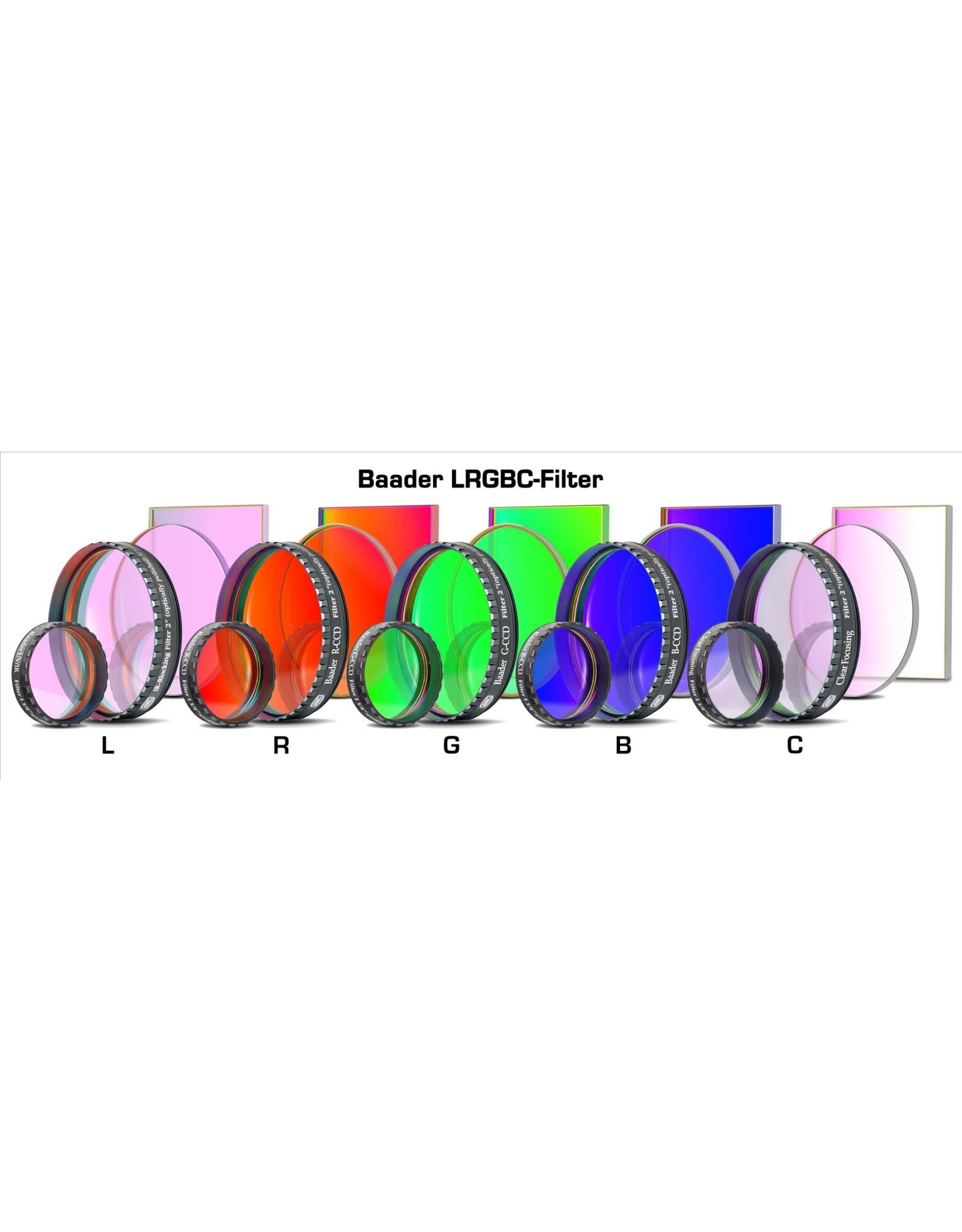 Baader Planetarium Baader L-RGB-C CCD-Filterset (Specify Size)