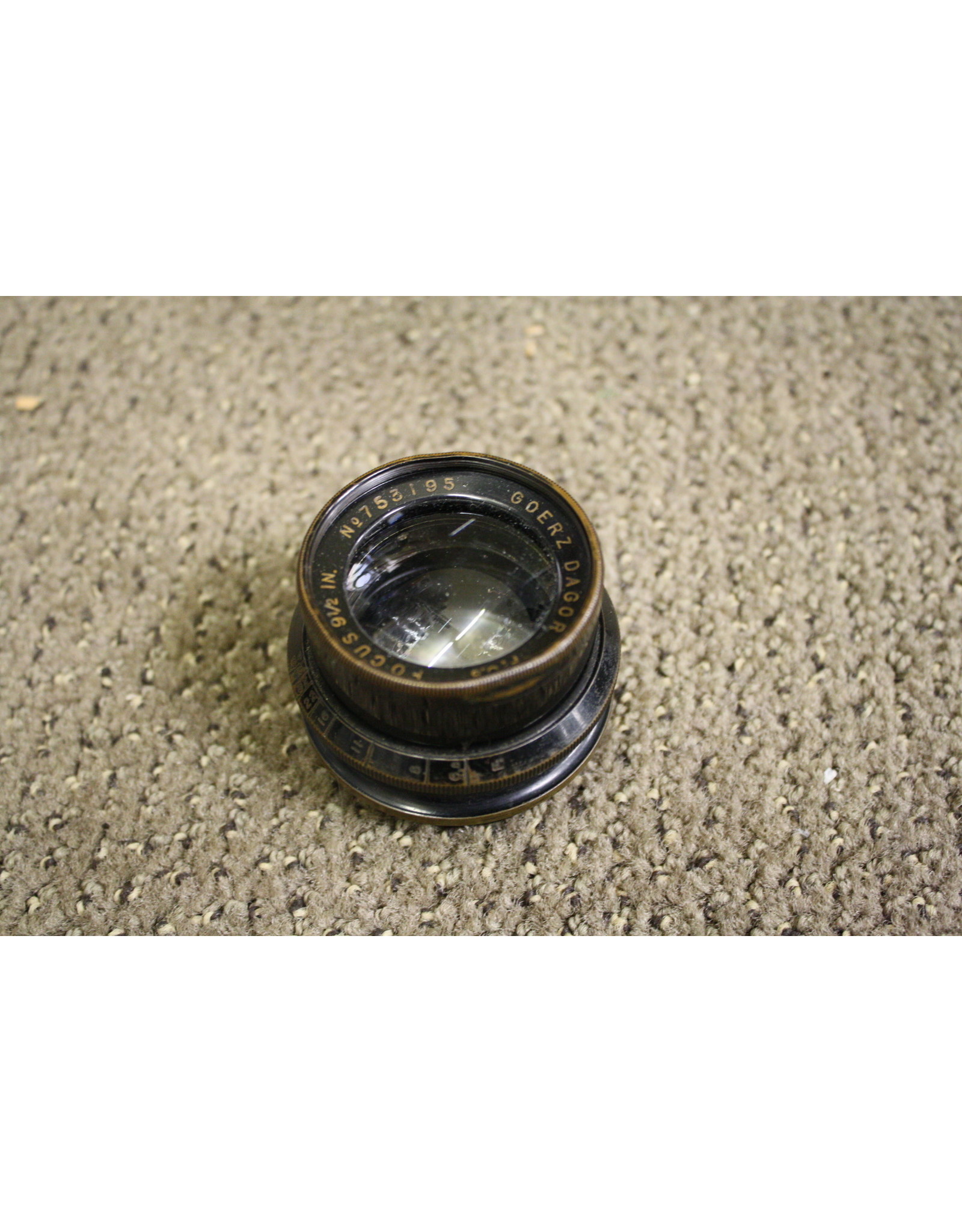 Vintage C.P. Goerz American Optical Co. 7" f/6.8 Goerz Dagor Barrel Lens