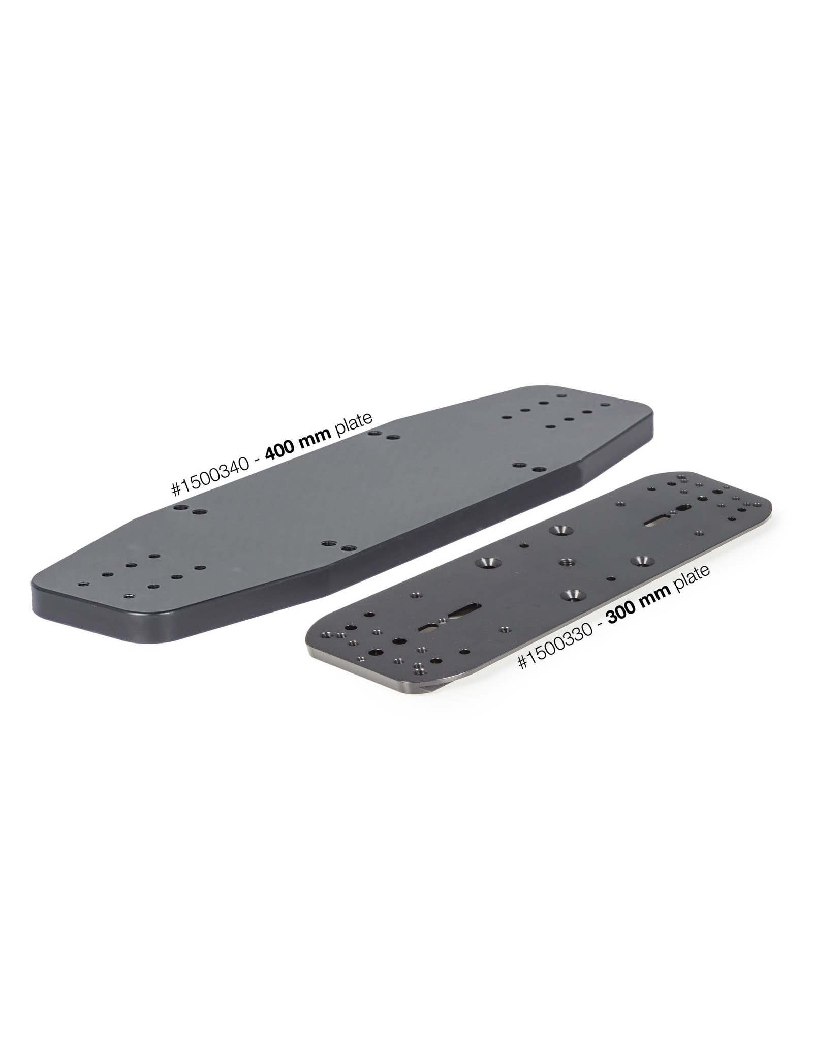 Baader Planetarium Baader double mounting plate and holder for guidescope rings (I & II), 300mm with 3" dovetail