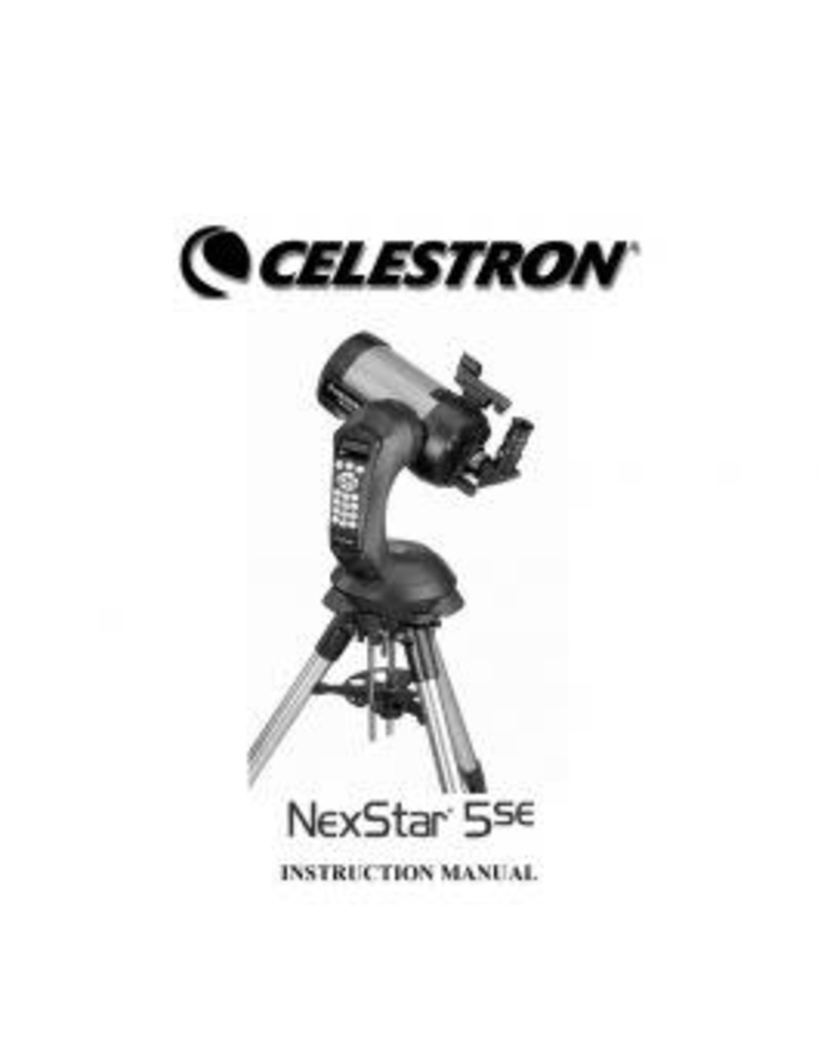 Celestron Celestron Product Instruction Manual, 11036 Nexstar SE