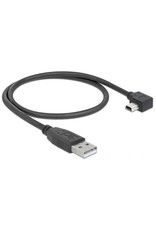 Pegasus Astro Pegasus Astro USB 2.0 Cable Type-A Male to USB Mini-B 5-pin Male, Angled 0.5 m Black (Pack of 2 Cords)