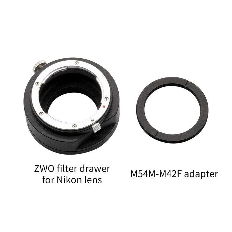 ZWO Filter Drawer for Nikon Lens Camera Concepts & Telescope Solutions