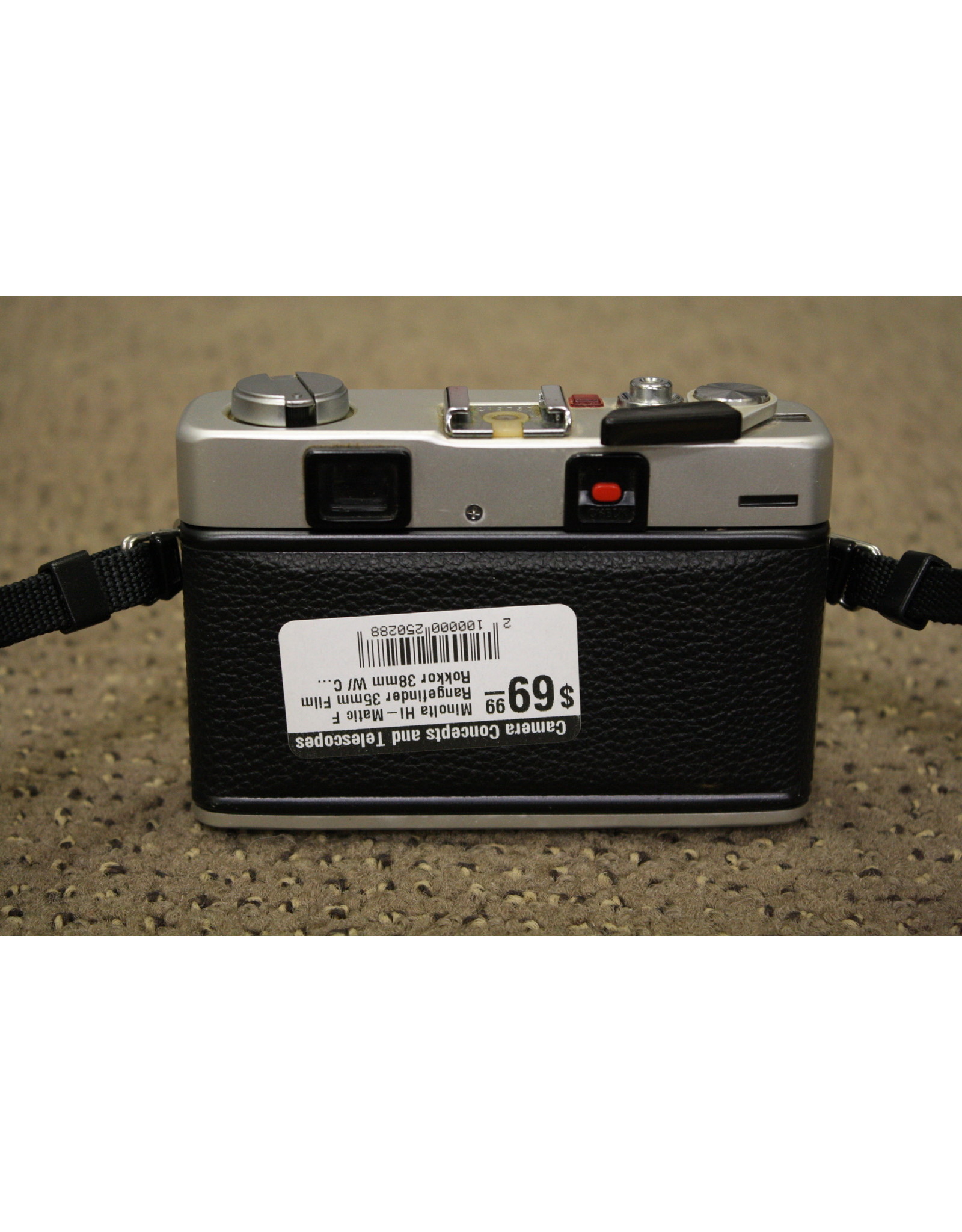 Minolta Hi Matic F Rangefinder 35mm Film Rokkor 38mm W Case Electroflash P Mint Camera Concepts Telescope Solutions Minolta Hi Matic F Rangefinder 35mm Film Rokkor 38mm W Case Electroflash P Mint Camera Concepts Telescope Solutions