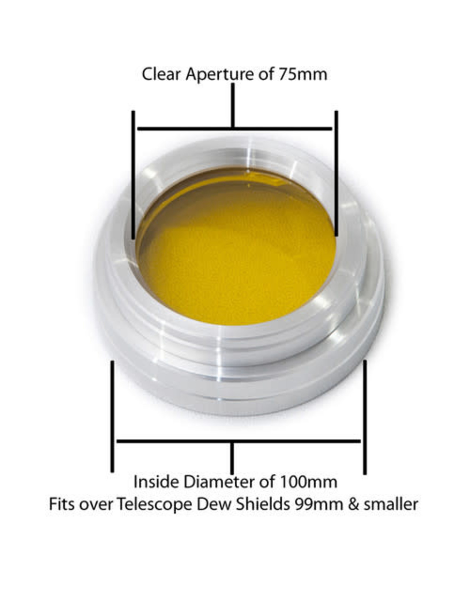 DayStar DayStar Filters 75mm-Aperture Energy Rejection Filter (Specify Cap Diameter)