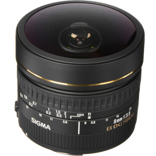 SIGMA 8mm F3.5 EX DG　キャノン用　Lens Ring付き