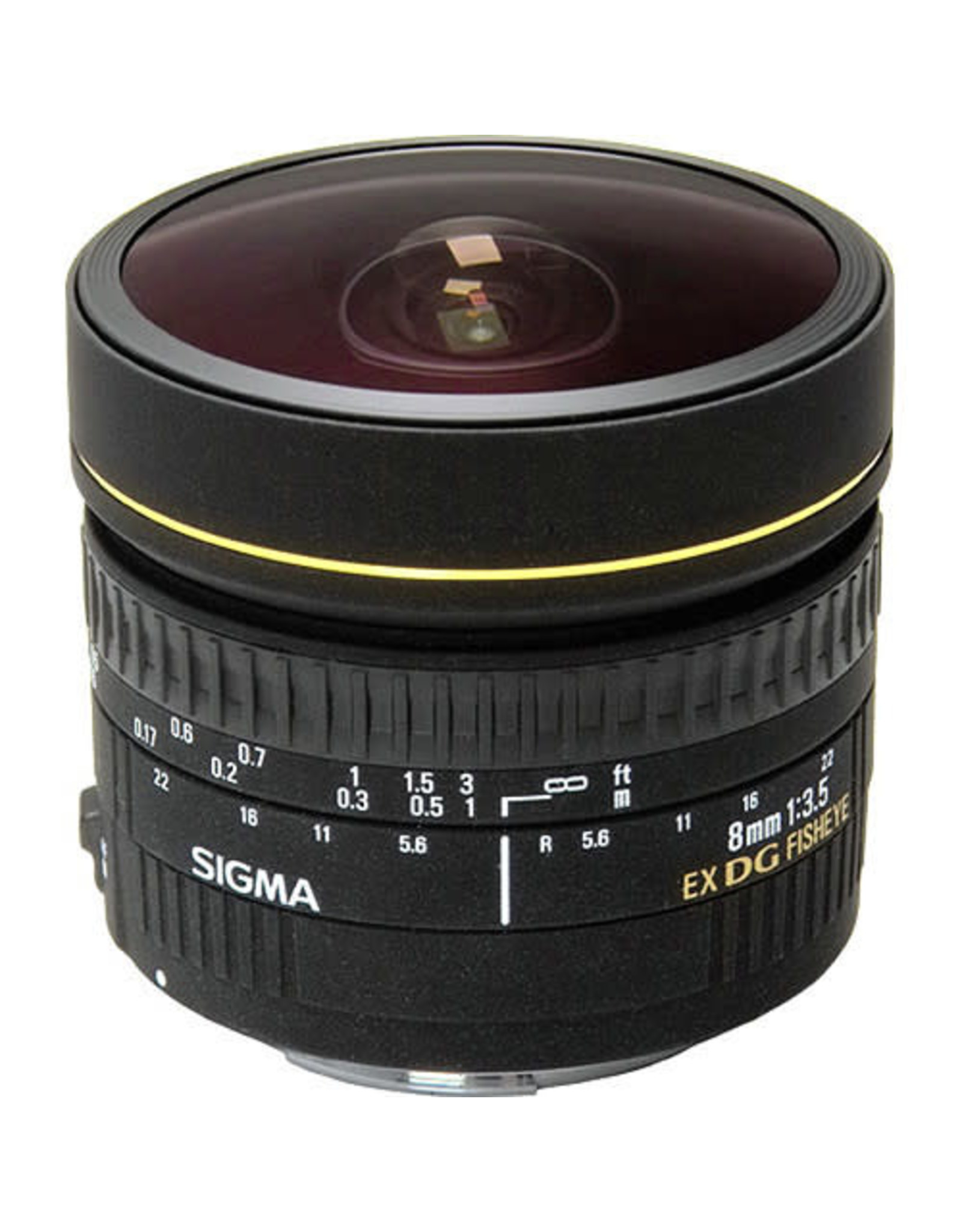 ジャンク SIGMA EX DG FISHEYE 8mm F3.5 Canon用 - レンズ(単焦点)