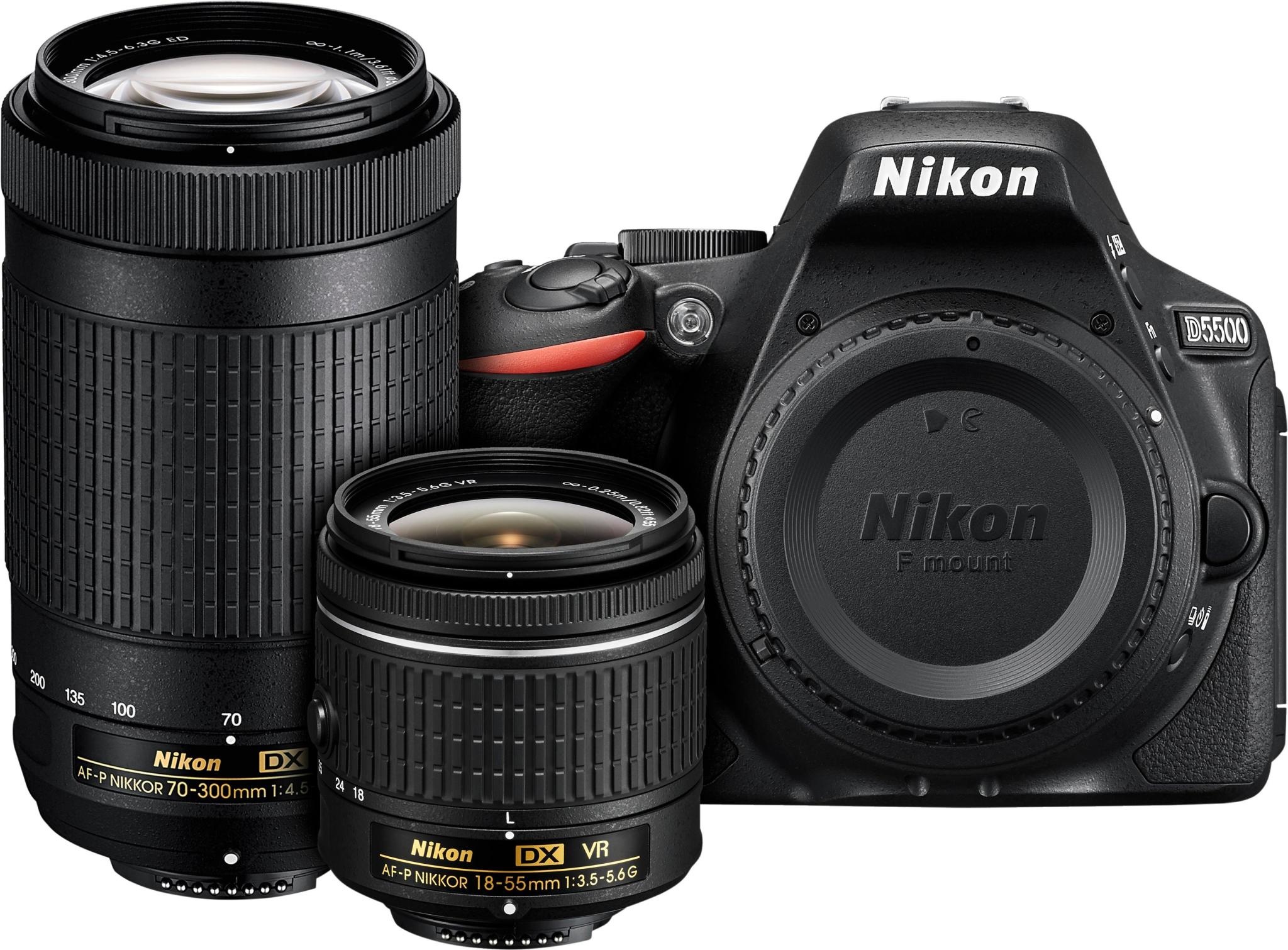 Nikon D7500 DSLR Camera with 18-55mm and 70-300mm Lenses