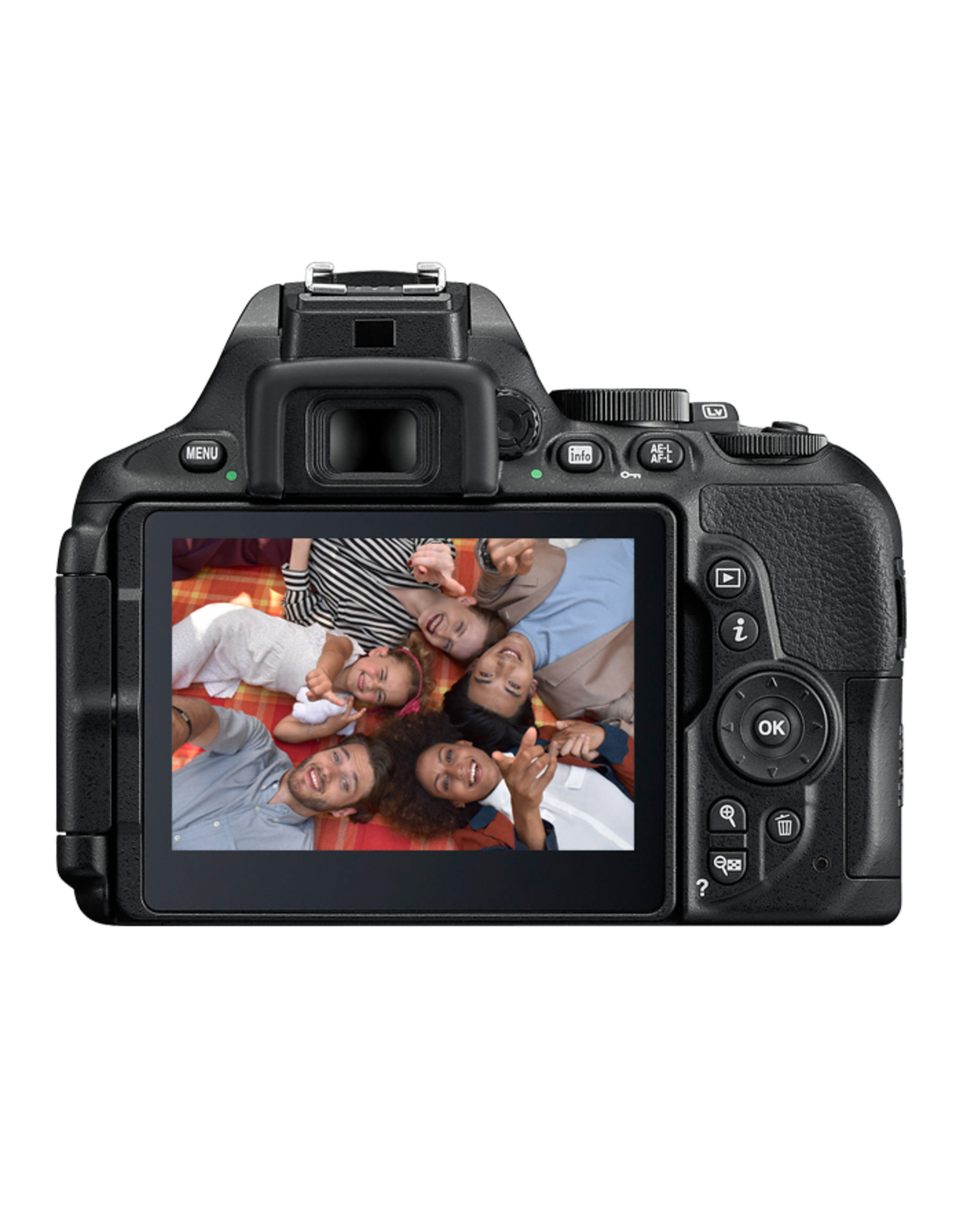 Nikon D5600 DSLR Camera with 18-55mm Lens (Black) - Camera