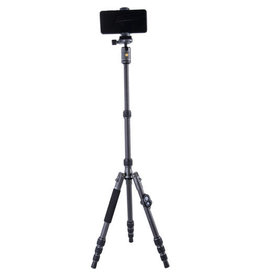 Vanguard Vanguard VEO3 GO 204CB Carbon Fiber Tripod/Monopod with T-45 Ball Head, Smartphone Connector, and Bluetooth Remote