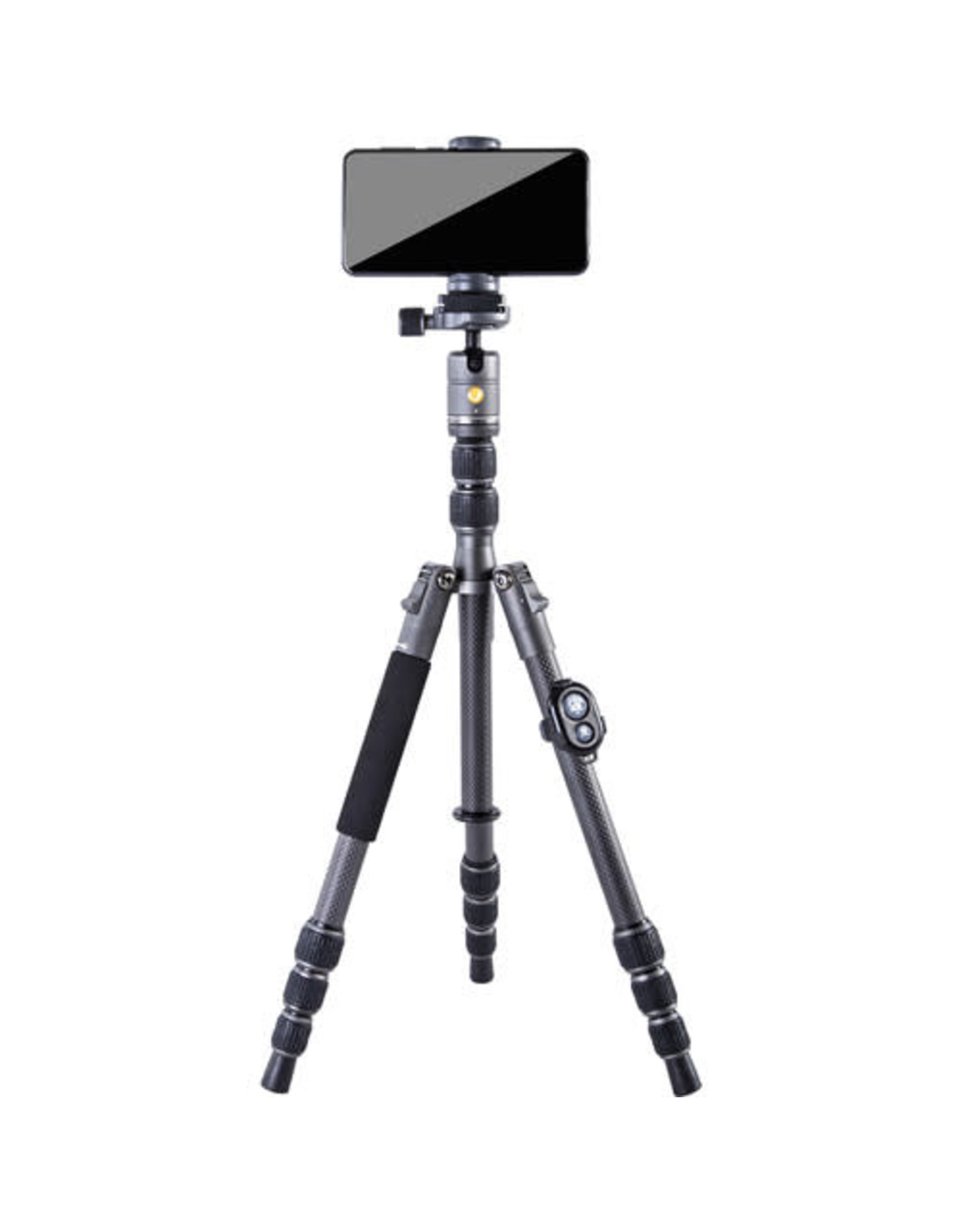 Vanguard Vanguard VEO3GO204CB Carbon Fiber Tripod/Monopod with T-45 Ball Head, Smartphone Connector, and Bluetooth Remote