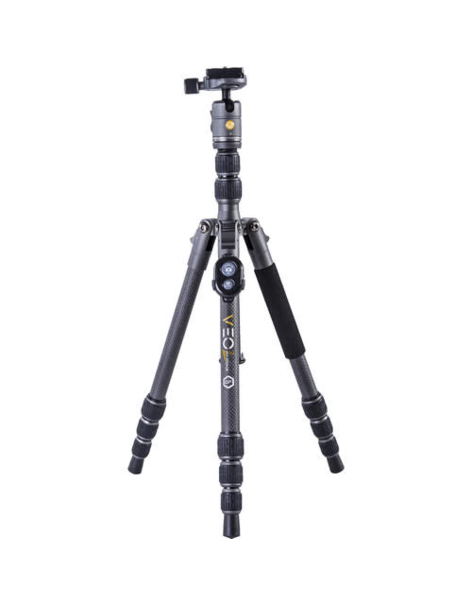 Vanguard Vanguard VEO3GO204CB Carbon Fiber Tripod/Monopod with T-45 Ball Head, Smartphone Connector, and Bluetooth Remote