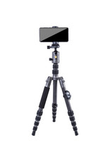 Vanguard Vanguard VEO3GO265CB Aluminum Tripod/Monopod with BH-120 Ball Head, Smartphone Connector, and Bluetooth Remote