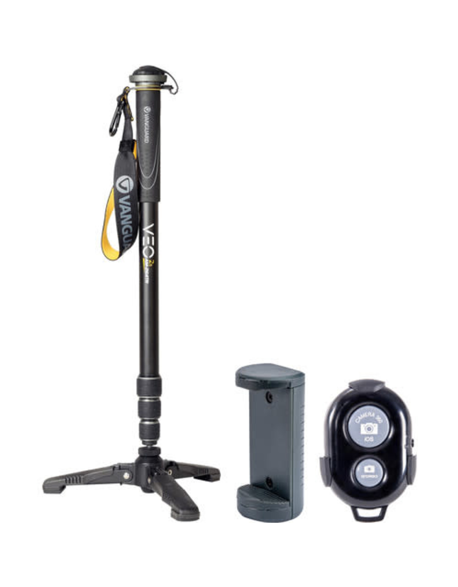 Vanguard Vanguard VEO2SAM-264TR Aluminum Monopod with Smartphone Holder & Remote