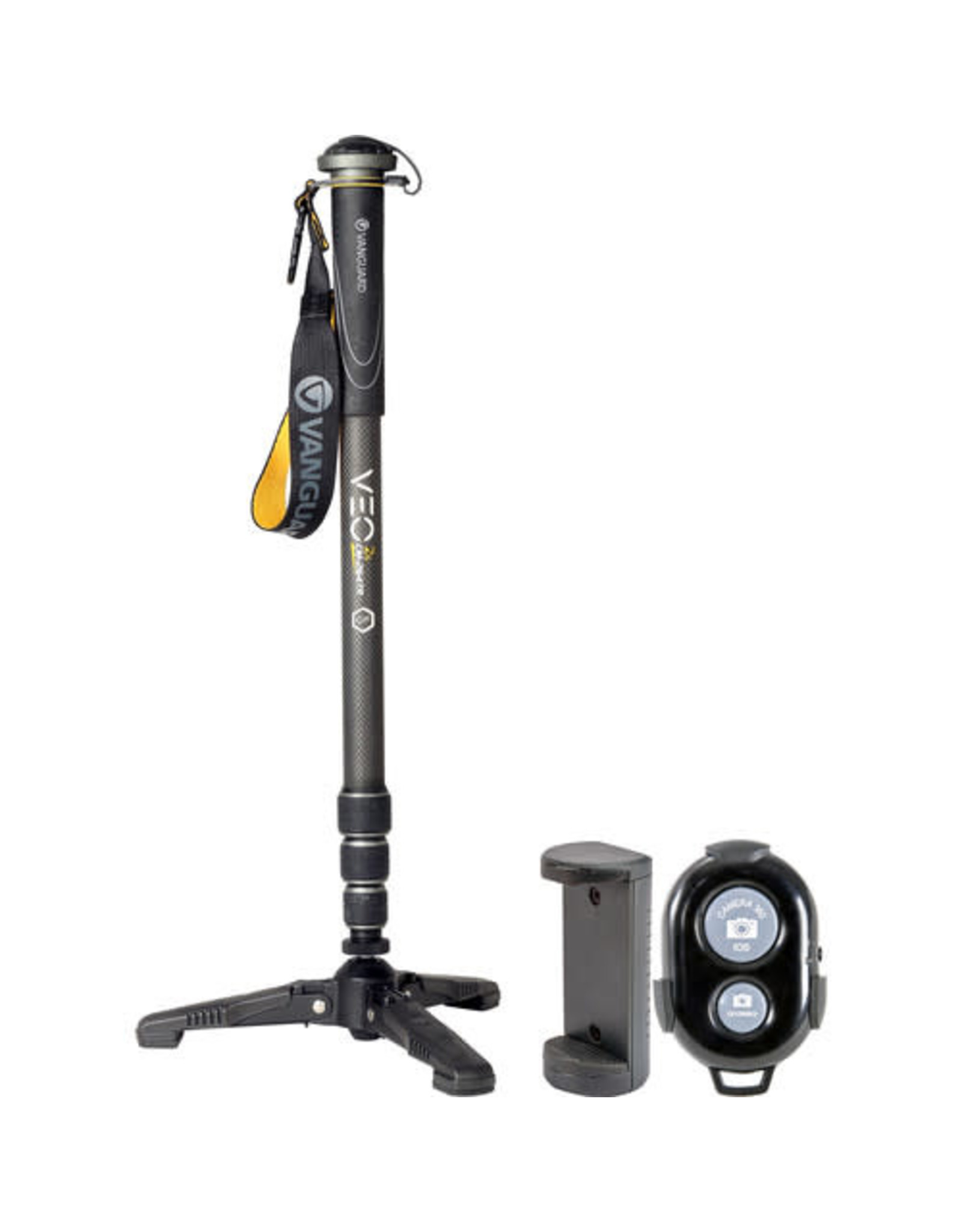Vanguard Vanguard VEO2SCM-264TR Carbon Fiber Monopod with Smartphone Holder & Remote (LIMITED QUANTITIES)